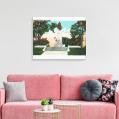 Uitzicht van het Monument voor de Champlap Canvas Afdruk (Insitu (Woonkamer))