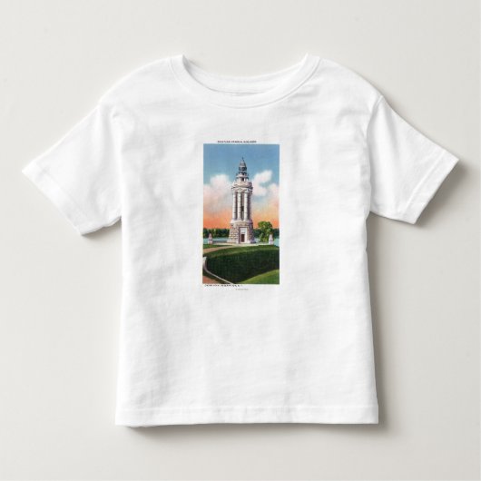 Uitzicht van het Monument voor de Champlap Kinder Shirts (Voorkant)