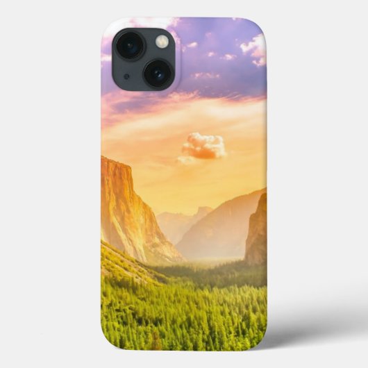 Uitzicht van het Nationaal Park Yosemite Case-Mate iPhone Case (Achterkant)