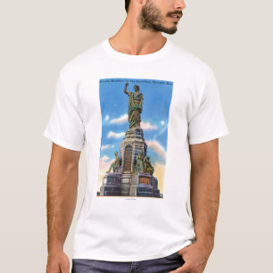 Uitzicht van het Nat'l Monument voor Amerikaanse v T-shirt
