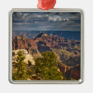 Uitzicht van het North Rim Visitor Center - Grand Metalen Ornament