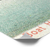 Uitzicht van het Norumbega Park Boat House Poster (Hoek)