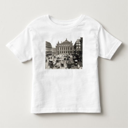 Uitzicht van het Opera House te Parijs, 1890-1999 Kinder Shirts (Voorkant)
