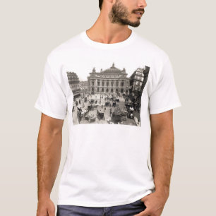 Uitzicht van het Opera House te Parijs, 1890-1999 T-shirt