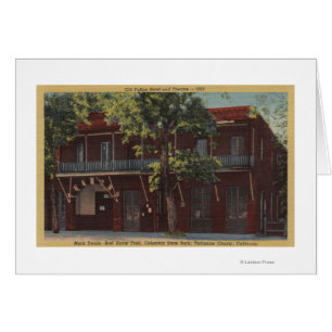 Uitzicht van het Oude Fallon Hotel & Theater (1860