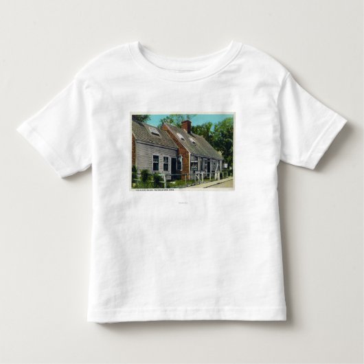 Uitzicht van het oudste huis in de stad kinder shirts (Voorkant)
