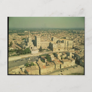 Uitzicht van het paleis briefkaart