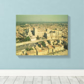 Uitzicht van het paleis canvas afdruk (Insitu (Houten vloer))