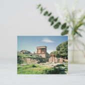 Uitzicht van het paleis Knossos Briefkaart (Staand voorkant)
