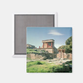 Uitzicht van het paleis Knossos Magneet (Voorkant / Achterkant)