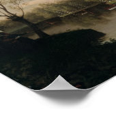 Uitzicht van het Paleis Pavlovsk, c.1800 Poster (Hoek)