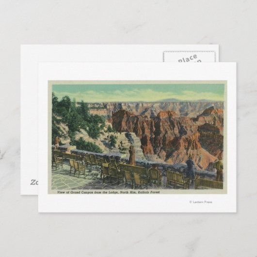 Uitzicht van het park briefkaart (Voorkant / Achterkant)