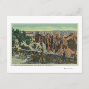 Uitzicht van het park briefkaart