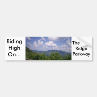 Uitzicht van het Parkway-gebergte Bumpersticker