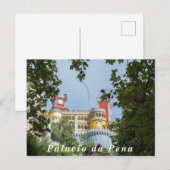 Uitzicht van het Pena-paleis. Briefkaart (Voorkant / Achterkant)