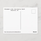Uitzicht van het Pet van Chinaman Briefkaart (Achterkant)