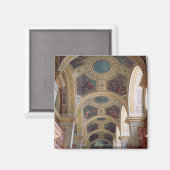 Uitzicht van het plafond van de geboden bibliothee magneet (Voorkant / Achterkant)