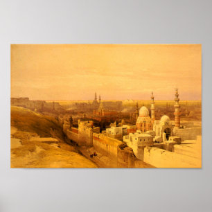 Uitzicht van het Poster van Caïro