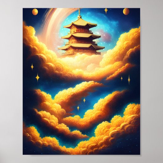 Uitzicht van het Poster van de hemel (Voorkant)