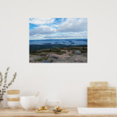 Uitzicht van het Poster van het Cadillac-gebergte (Keuken)