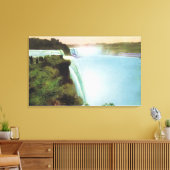 Uitzicht van het prospectiepunt canvas afdruk (Insitu (Woonkamer))