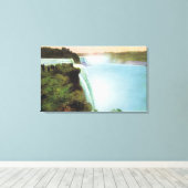 Uitzicht van het prospectiepunt canvas afdruk (Insitu (Houten vloer))