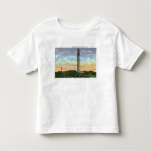 Uitzicht van het Provincetown Pilgrim Memorial Mon Kinder Shirts