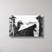 Uitzicht van het raam bij Le Gras Canvas Afdruk (Voorkant)