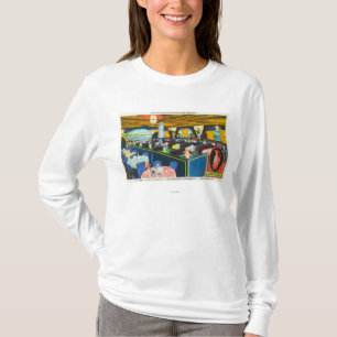 Uitzicht van het restaurant Riviera T-shirt