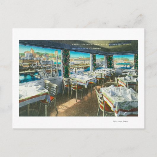 Uitzicht van het restaurant Vista del Mar Briefkaart (Voorkant)