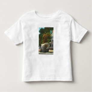Uitzicht van het Roger Conant Statue Kinder Shirts