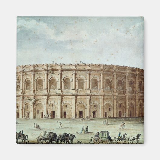 Uitzicht van het Romeinse amfitheater Magneet (Voorkant)