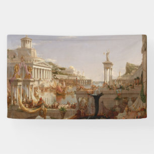 Uitzicht van het Romeinse Rijk (Verbruik van Rijk) Spandoek