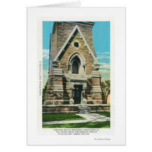 Uitzicht van het Saratoga Battle Monument