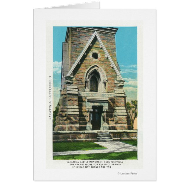Uitzicht van het Saratoga Battle Monument (Voorkant)