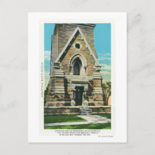 Uitzicht van het Saratoga Battle Monument Briefkaart