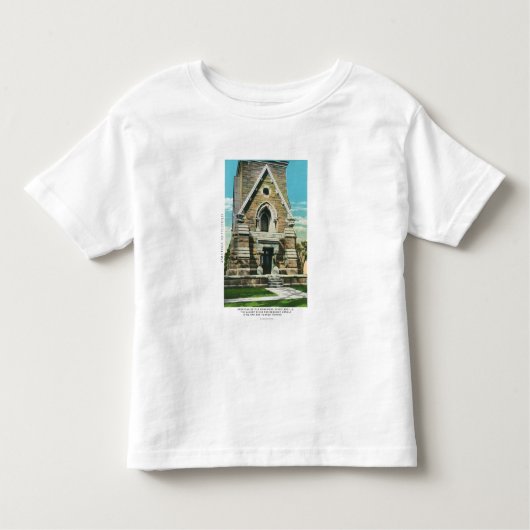 Uitzicht van het Saratoga Battle Monument Kinder Shirts (Voorkant)