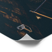 UITZICHT VAN HET SCHERM VAN DE STAD VAN SKYLINE VA POSTER (Hoek)