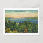 Uitzicht van het Seneca Lake Briefkaart (Voorkant)