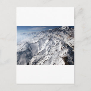 Uitzicht van het skioord Valle Nevado Chili Briefkaart