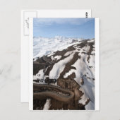 Uitzicht van het skioord Valle Nevado Chili Briefkaart (Voorkant / Achterkant)