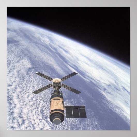 Uitzicht van het Skylab Space Station Poster (Voorkant)