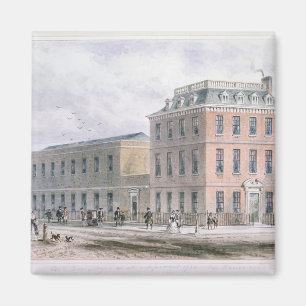 Uitzicht van het Soho Square en Carlisle House Magneet