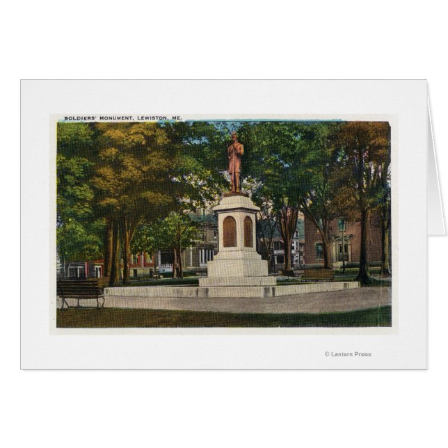 Uitzicht van het soldatenmonument (Voorkant Horizontaal)