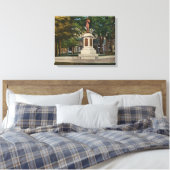 Uitzicht van het soldatenmonument canvas afdruk (Insitu (Slaapkamer))