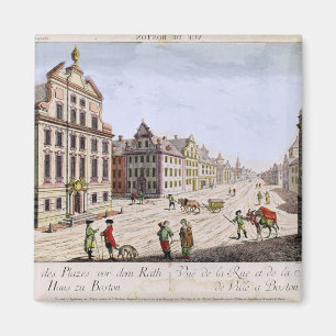 Uitzicht van het stadhuis, Boston Magneet