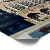 Uitzicht van het stadhuis, gebouwd 1405-09 poster (Hoek)