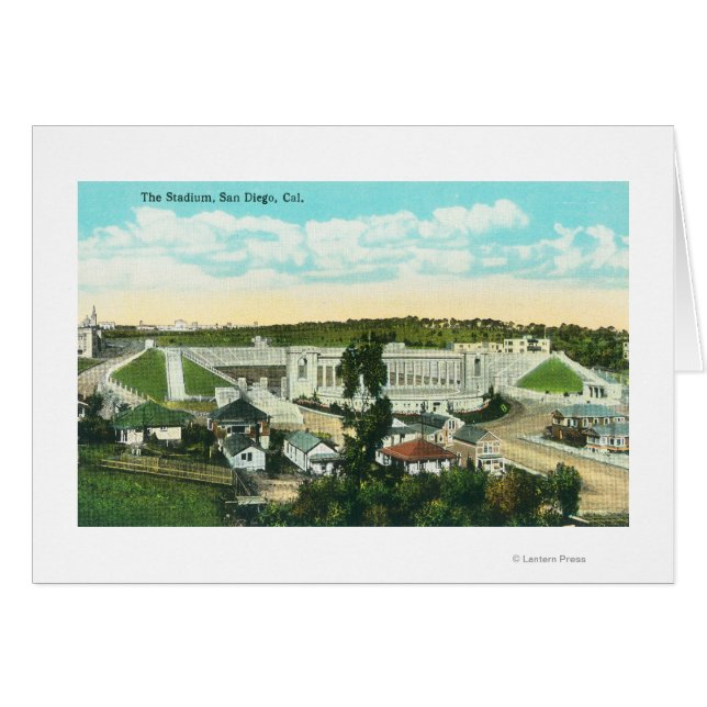 Uitzicht van het StadiumSan Diego, CA (Voorkant Horizontaal)