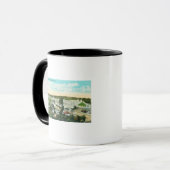 Uitzicht van het StadiumSan Diego, CA Mok (Voorkant links)