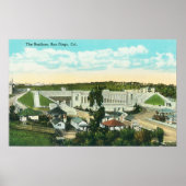 Uitzicht van het StadiumSan Diego, CA Poster (Voorkant)